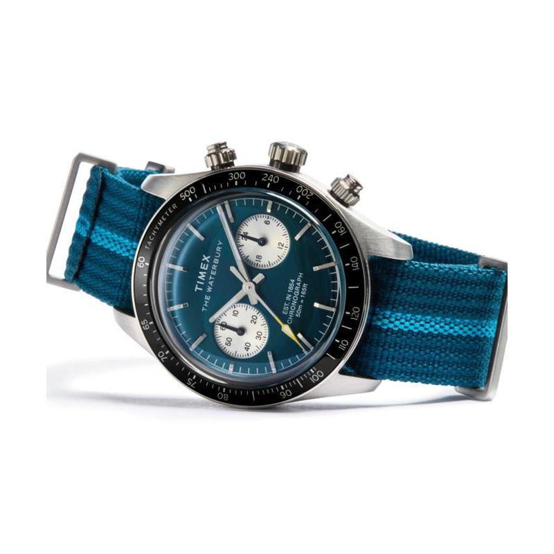 Timex Waterbury Heritage Chronograph Fabric Strap Watch