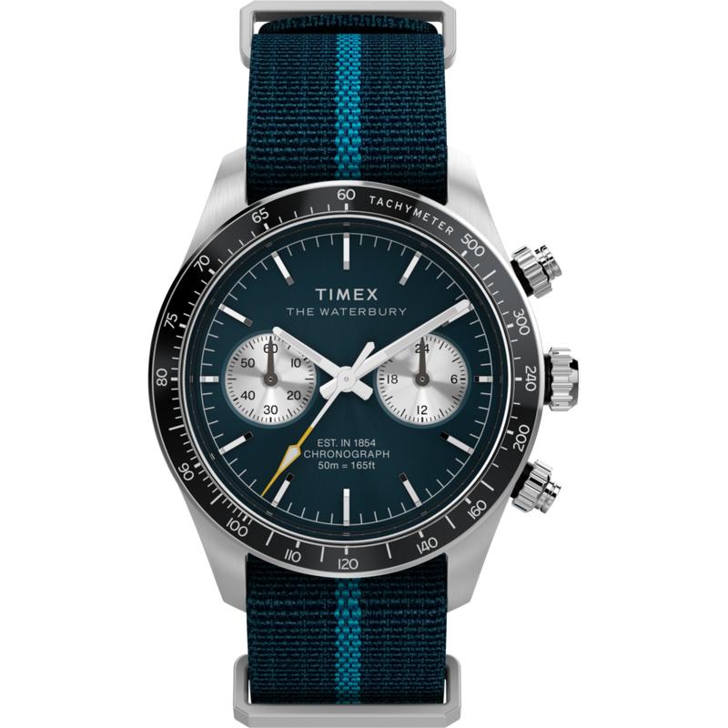 Timex Waterbury Heritage Chronograph Fabric Strap Watch