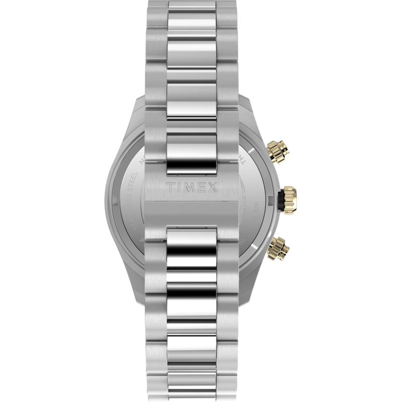 Timex Waterbury Heritage Chronograph Stainless Steel Bracelet Watch