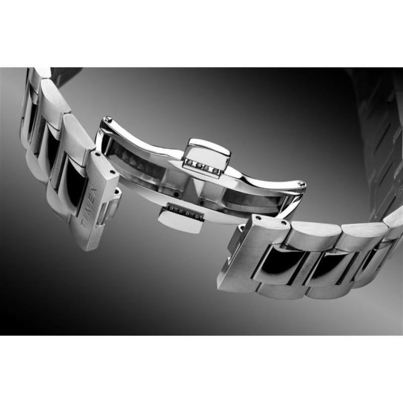 Timex Waterbury Heritage Chronograph Stainless Steel Bracelet Watch