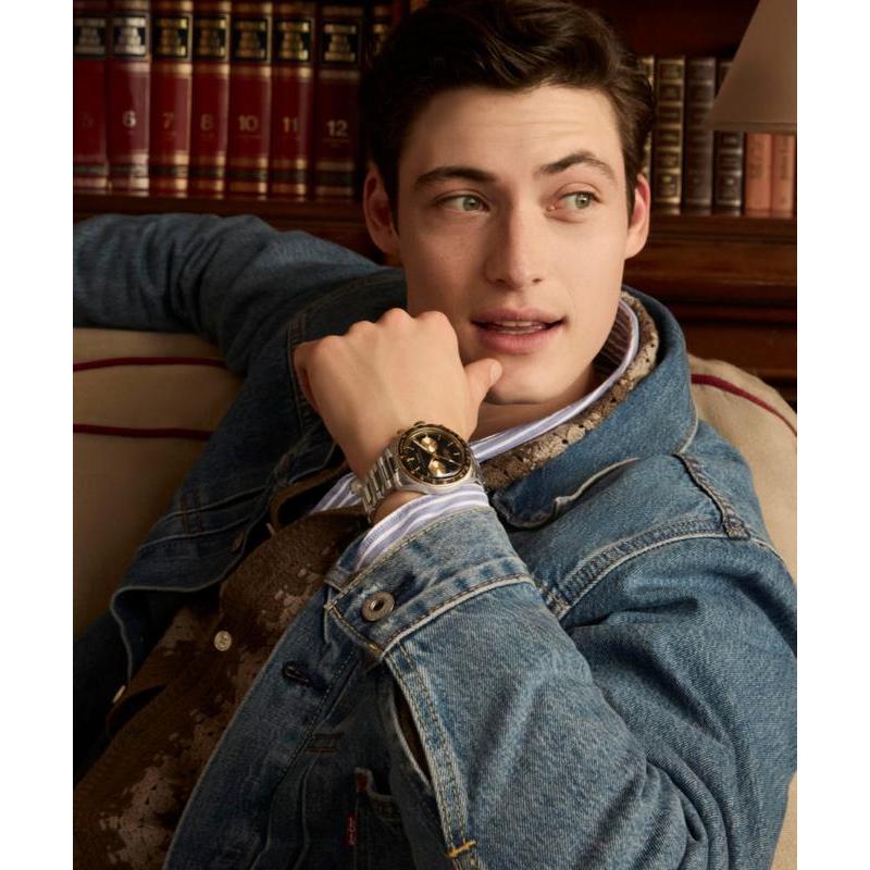 Timex Waterbury Heritage Chronograph Stainless Steel Bracelet Watch