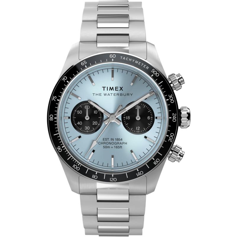 Timex Waterbury Heritage Chronograph Stainless Steel Watch