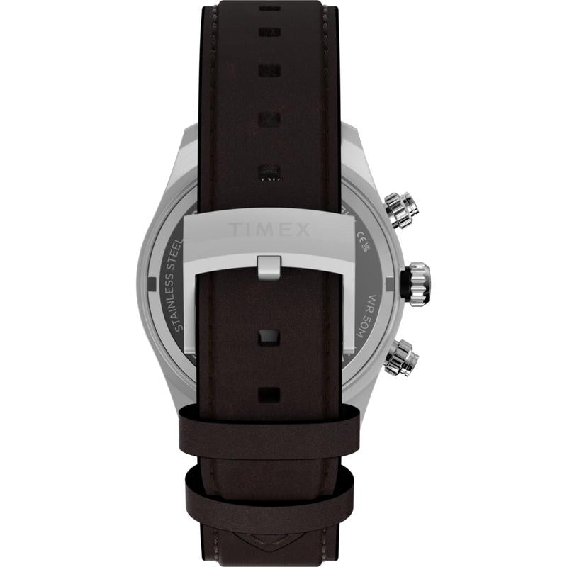 Timex Waterbury Heritage Men's Chronograph Leather Watch