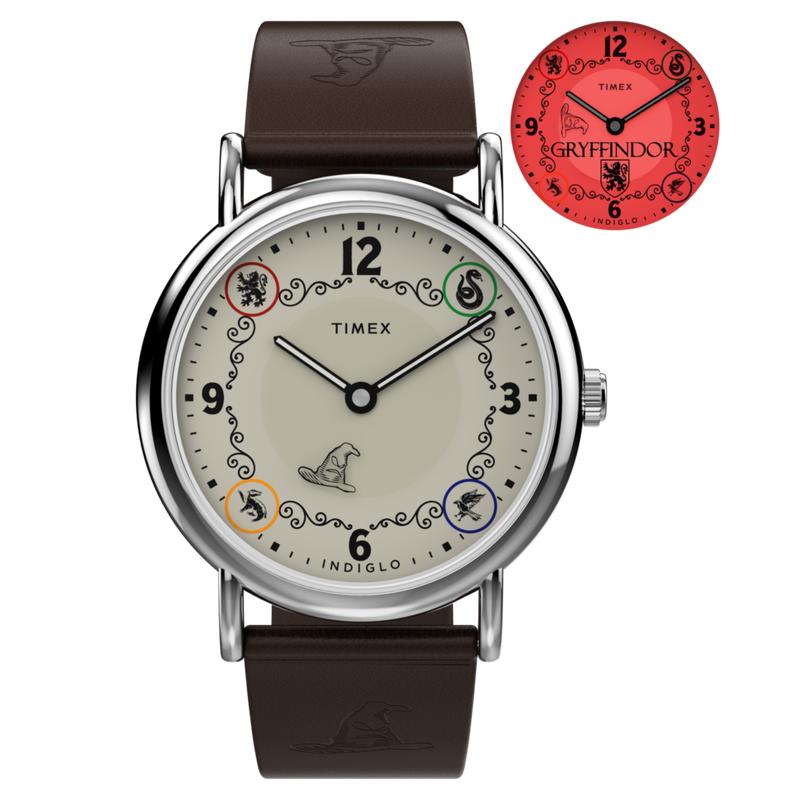 Timex Weekender Harry Potter Gryffindor Leather Strap Watch