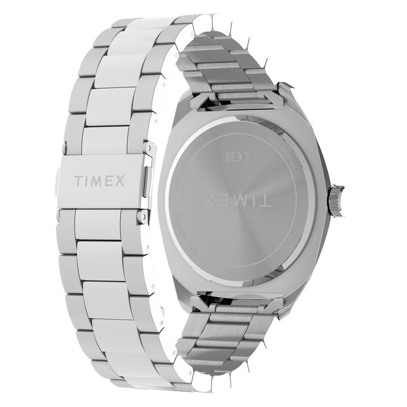 Timex Weston Stainless Steel Bracelet Watch Blue Dial