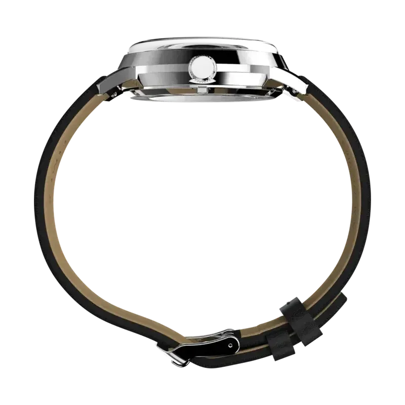 Timex x Peanuts Marlin® Automatic Saxophonist 40mm Leather Strap Watch