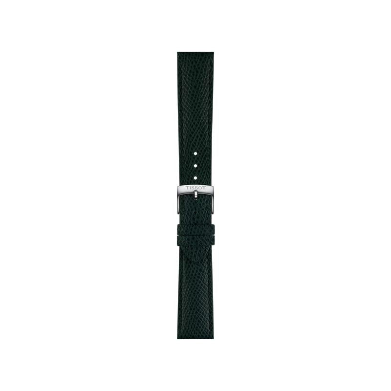 Tissot 18mm Green Leather Watch Strap
