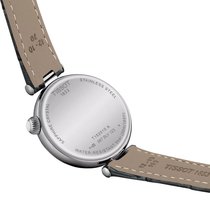 Tissot Desir 28mm Grey Leather Watch