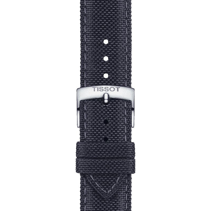 Tissot Official Anthracite Fabric Strap Lugs 21mm