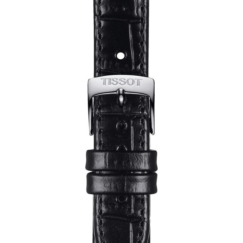 Tissot Official Black Leather Strap Lugs 15mm