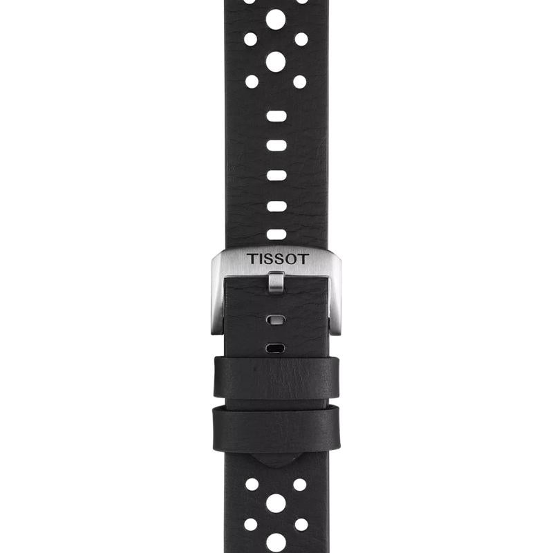 Tissot Official Black Leather Strap Lugs 22mm