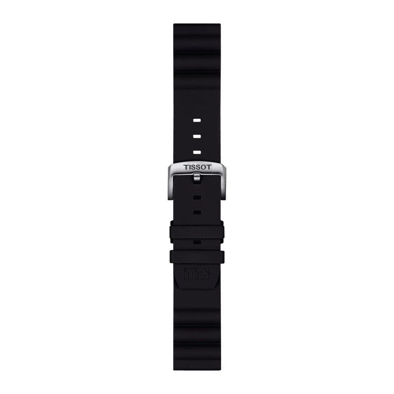 Tissot Official Black Silicone Strap Lugs 22mm