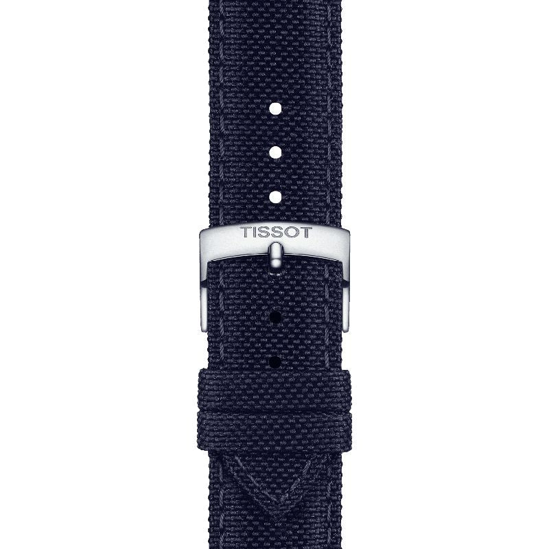Tissot Official Blue Fabric Strap Lugs 21mm