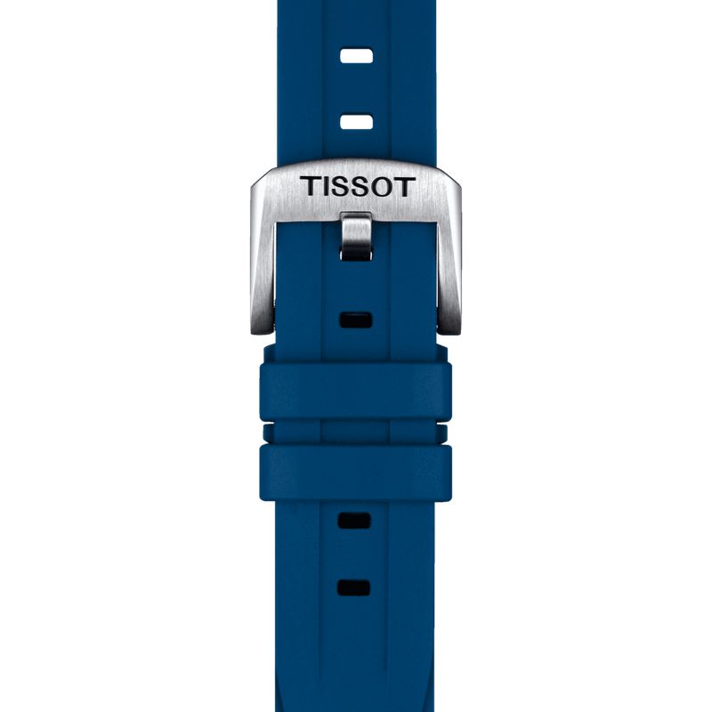 Tissot Official Blue Rubber Strap 20mm