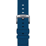 Tissot Official Blue Silicone Strap Lugs 22mm