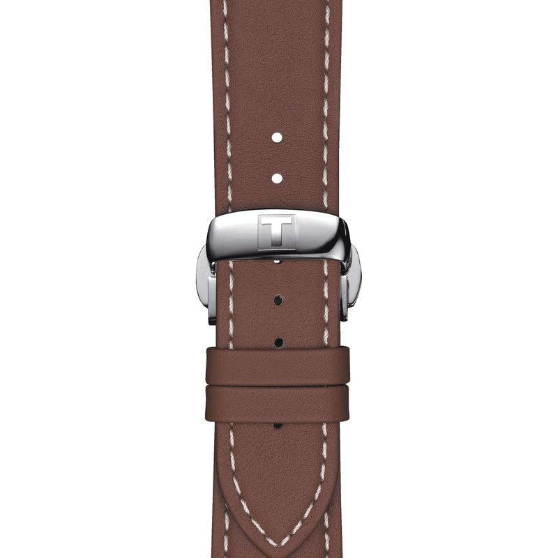 Tissot Official Brown Leather Strap Lugs 21mm