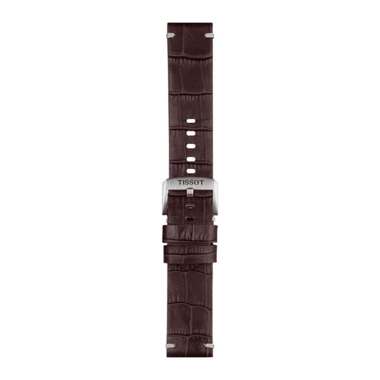 Tissot Official Brown Leather Strap Lugs 22mm