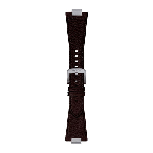Tissot Official Brown PRX Leather Strap with Steel Endpiece