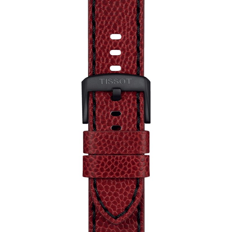 Tissot Official Burgundy Leather Strap Lugs 22mm