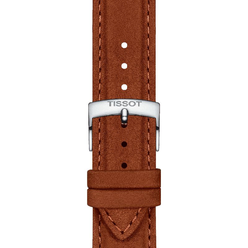 Tissot Official Camel Leather Strap Lugs 21mm