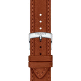 Tissot Official Camel Leather Strap Lugs 21mm