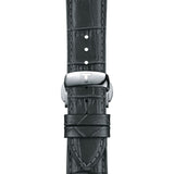 Tissot Official Grey Leather Strap Lugs 21mm
