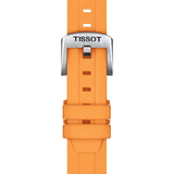 Tissot Official Orange Silicone Strap Lugs 18mm