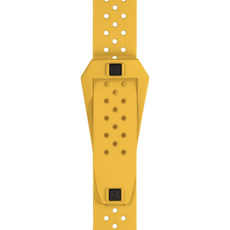 Tissot Official Yellow Sideral S Rubber Strap