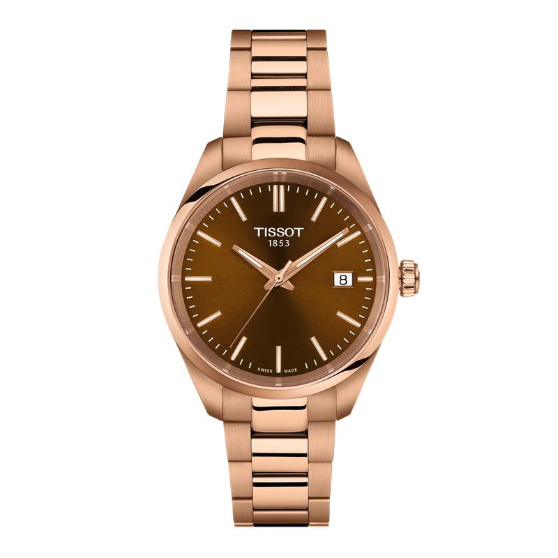 Tissot PR 100 Rose Gold PVD Swiss Quartz Watch T150.210.33.291.00