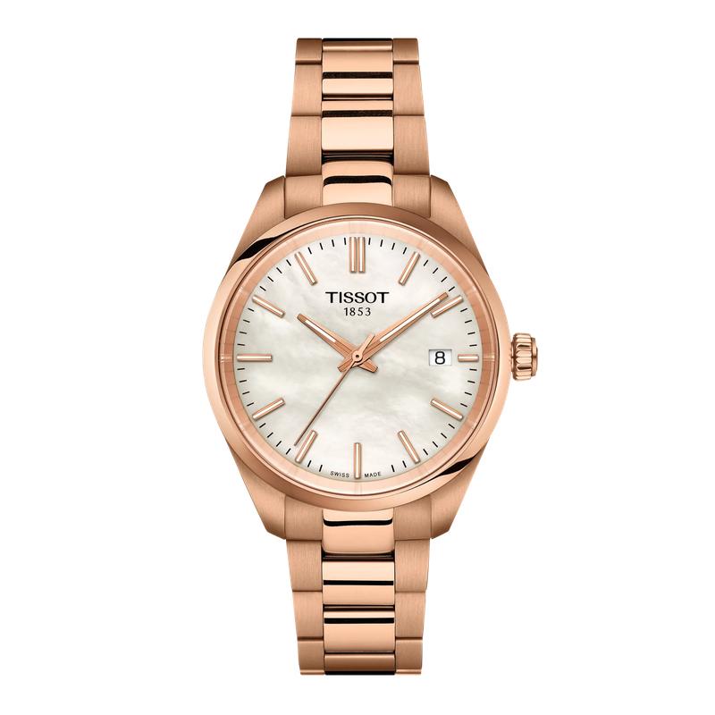 Tissot PR 100 Swiss Quartz Rose Gold PVD Watch T150.210.33.111.00