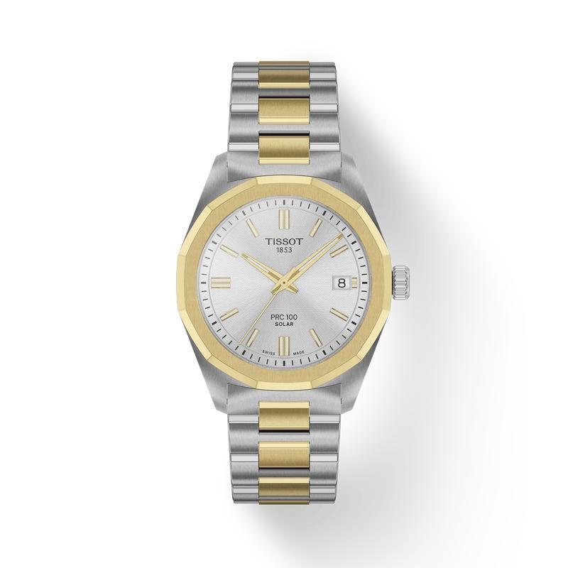 Tissot PRC 100 Solar Yellow Gold PVD Watch T151.822.22.031.00