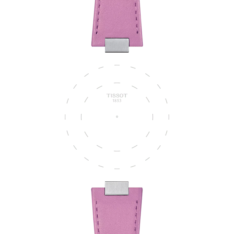 Tissot PRX 35mm Pink Leather Watch Strap