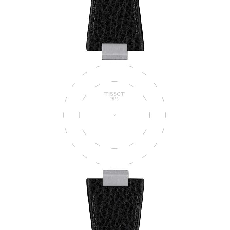 Tissot PRX Elegant Black Leather Watch Strap