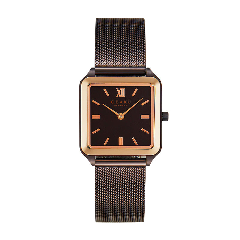 Obaku Denmark Graf Walnut V309LXXNMN 26mm Women's Watch