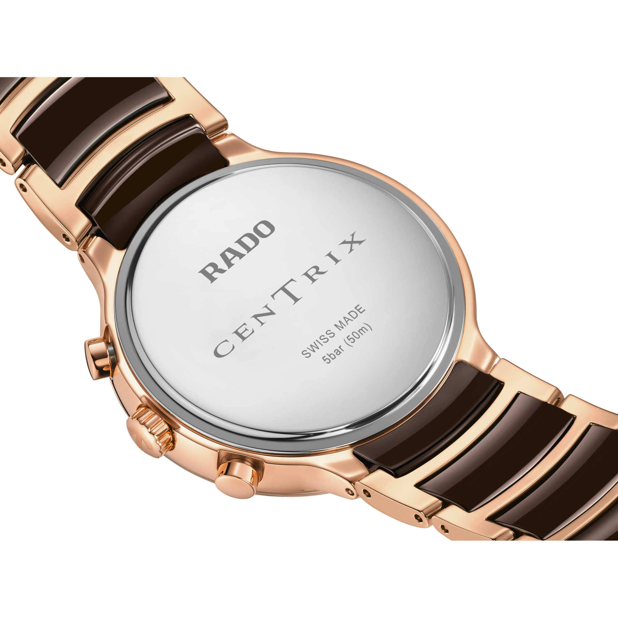 Rado Centrix Chronograph R30212302 Quartz Watch Brown Dial