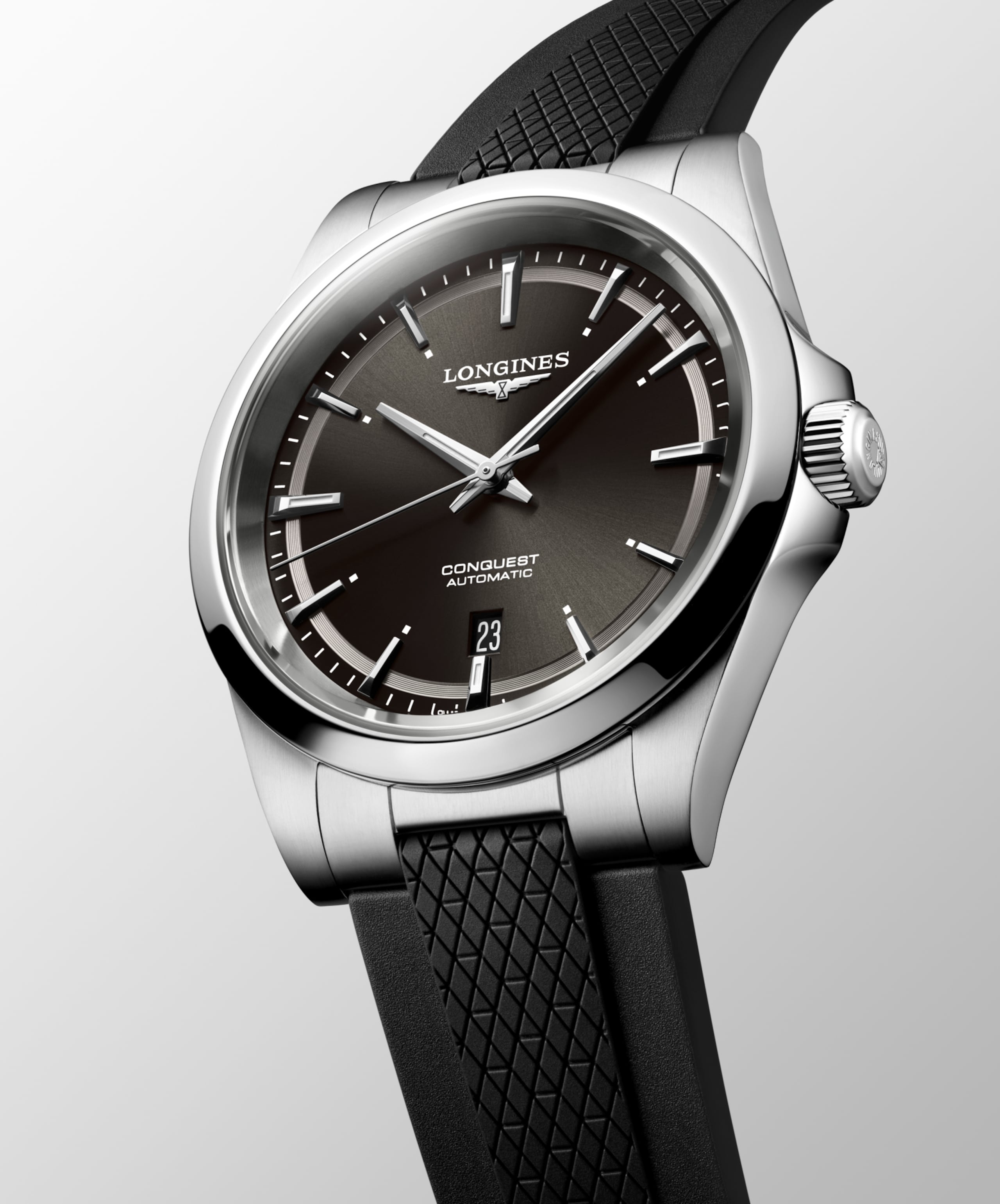 Longines Conquest L3.830.4.52.9 Automatic Watch Black Dial