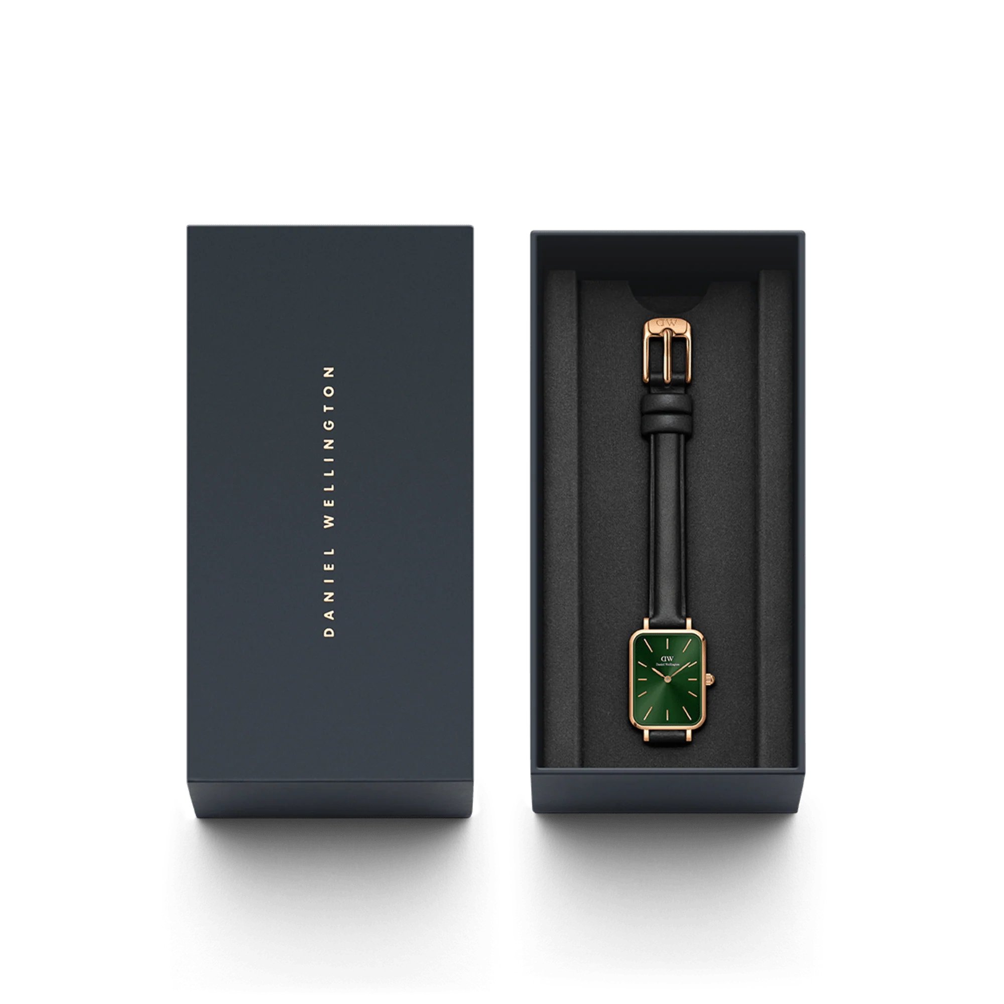 Daniel Wellington Quadro Pressed Sheffield Emerald Rose Gold