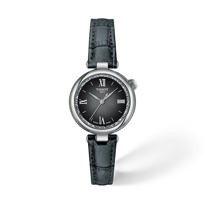 Tissot Desir 28mm Grey Leather Watch