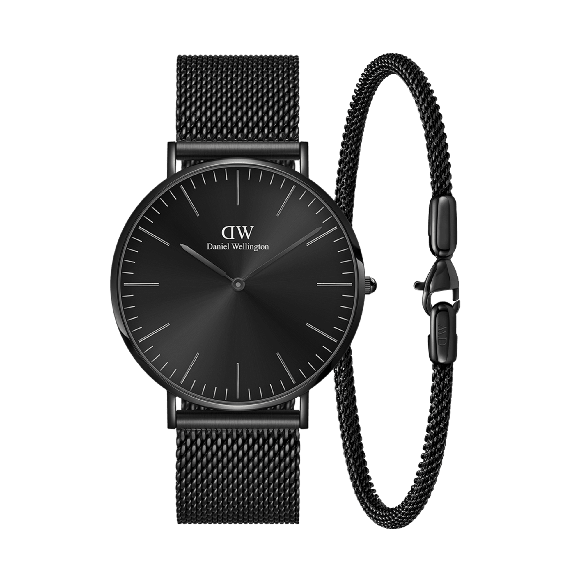 Daniel Wellington Bundle : Classic and Tide Mesh Ashfield Set