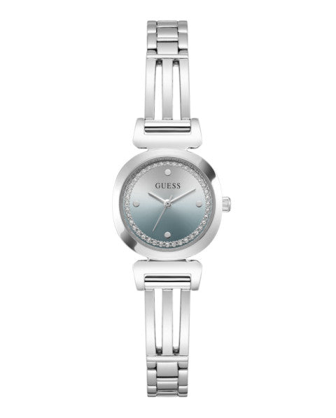 Guess Cecelia GW1083L1 Women's Square Watch Silver Multicolor Dial