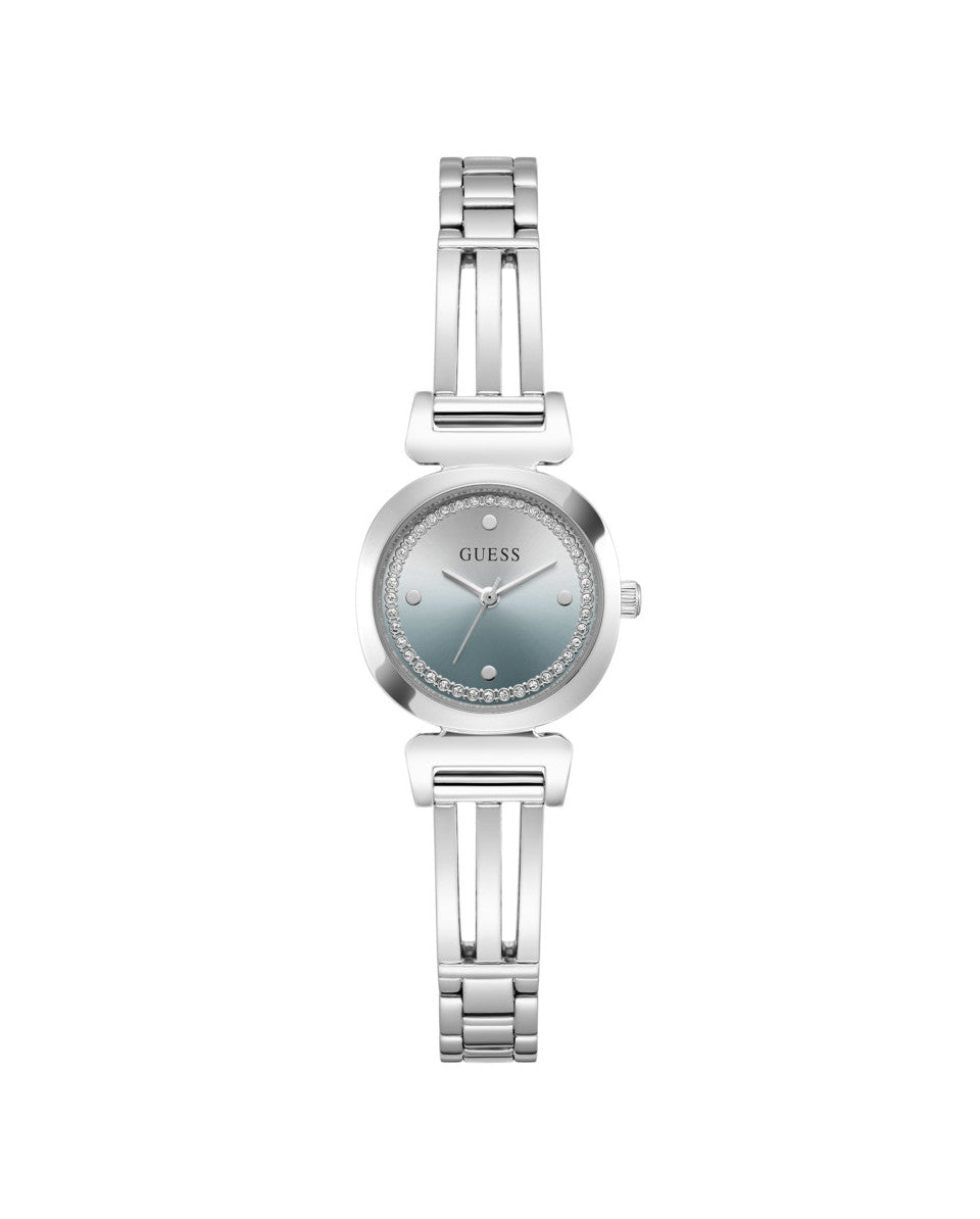 Guess Cecelia GW1083L1 Women's Square Watch Silver Multicolor Dial