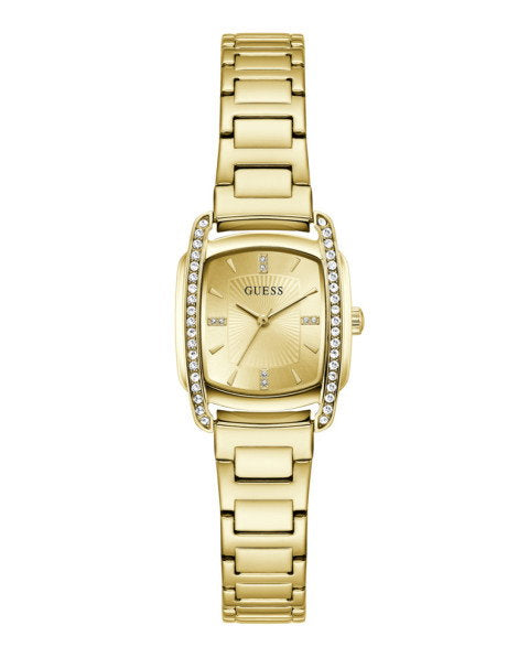 Guess ETTA GW1096L2 Women's Square Watch Gold Case Champagne Dial