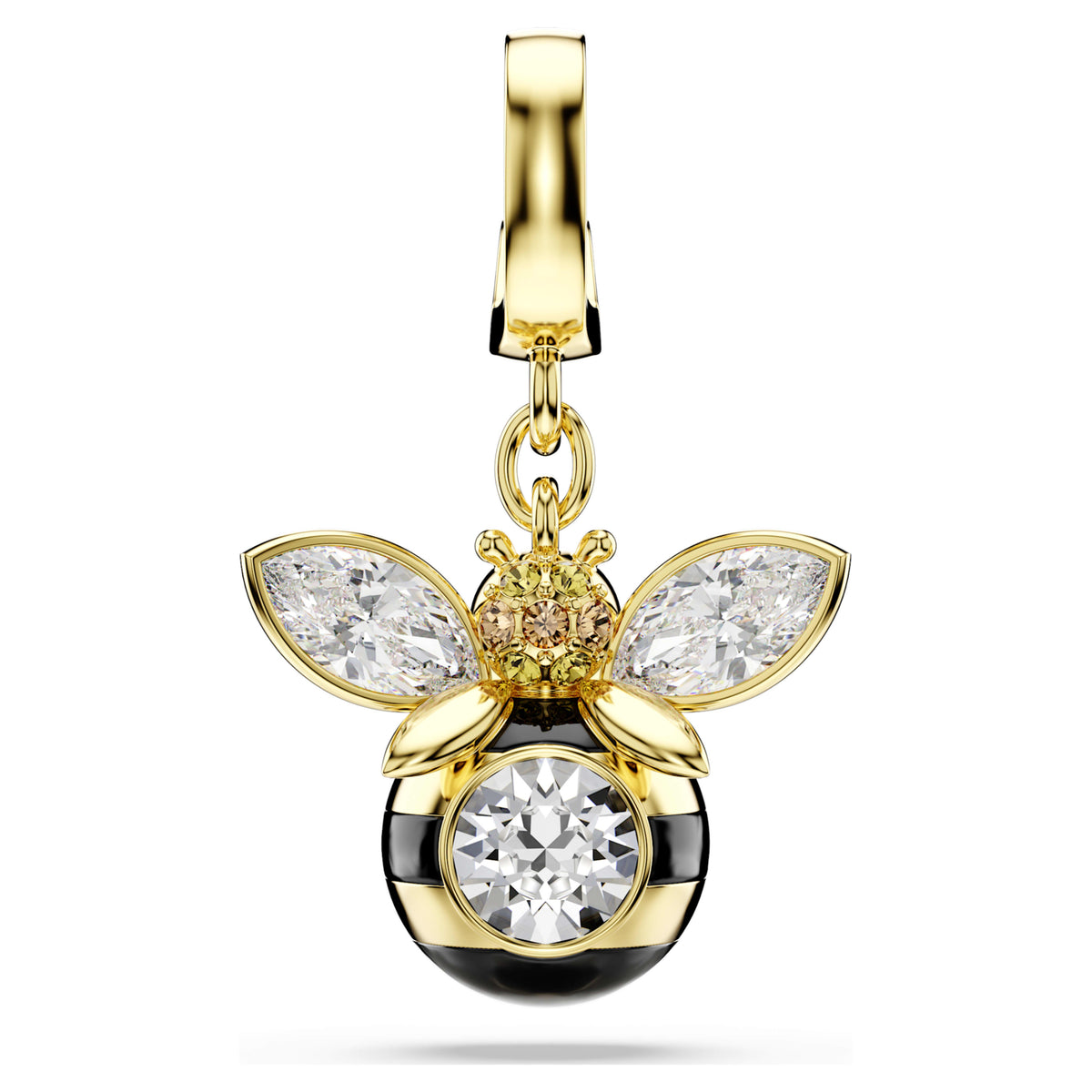 Swarovski Idyllia Bee Multicolored Mixed Cuts 18K Gold Finish Charm