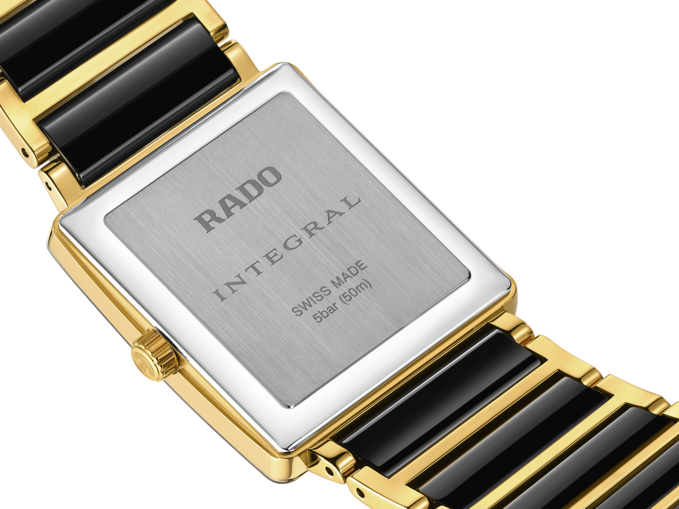 Rado Integral R20256712 Quartz Watch Black Dial Diamonds