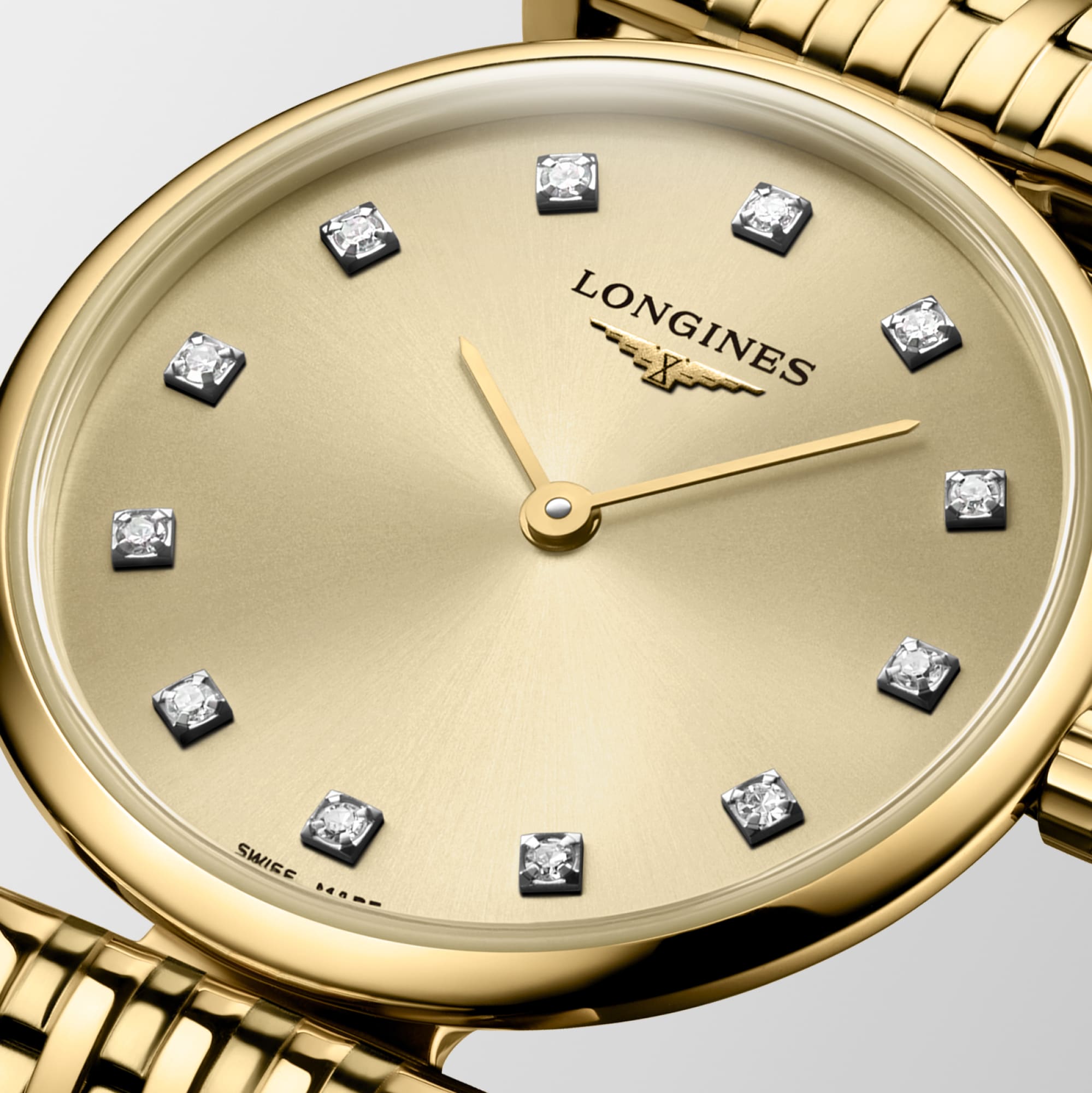 Longines La Grande Classique L4.209.2.37.8 Quartz Watch Gilt Dial
