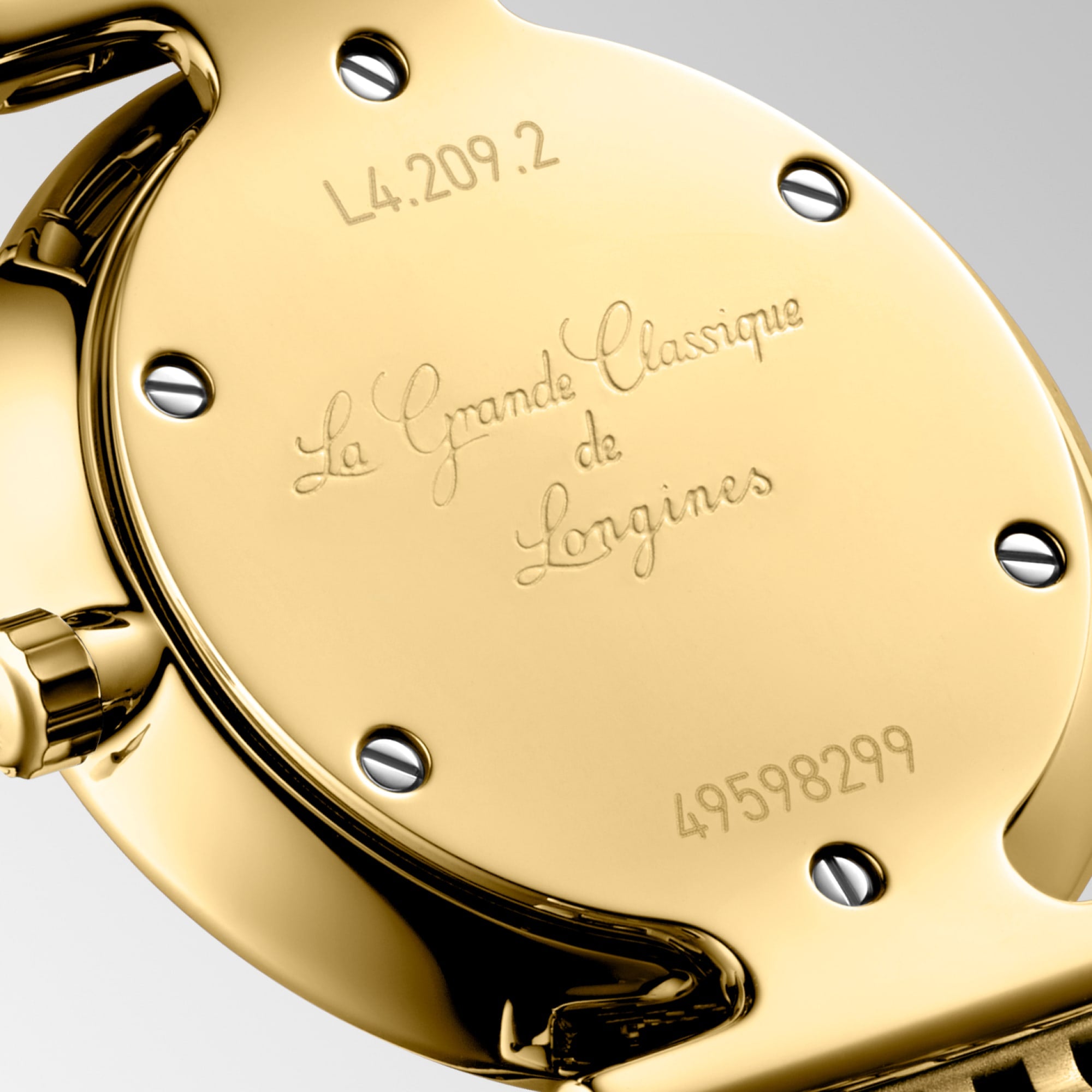 Longines La Grande Classique L4.209.2.37.8 Quartz Watch Gilt Dial
