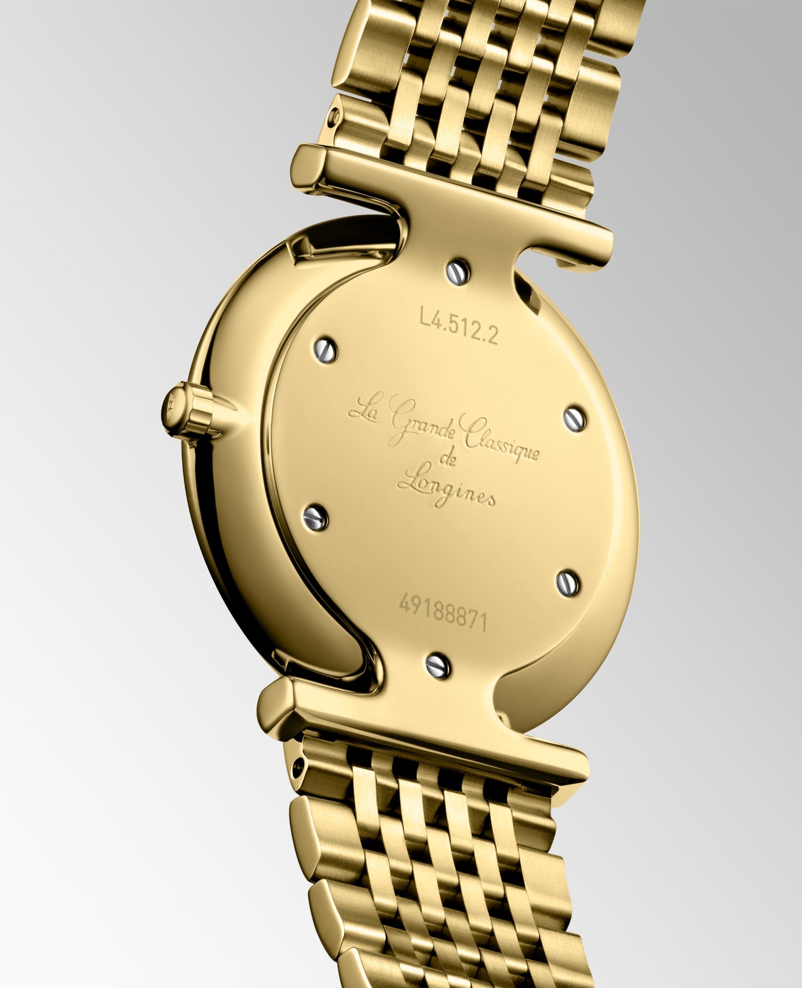 Longines La Grande Classique L4.512.2.37.8 Quartz Watch Gilt Dial
