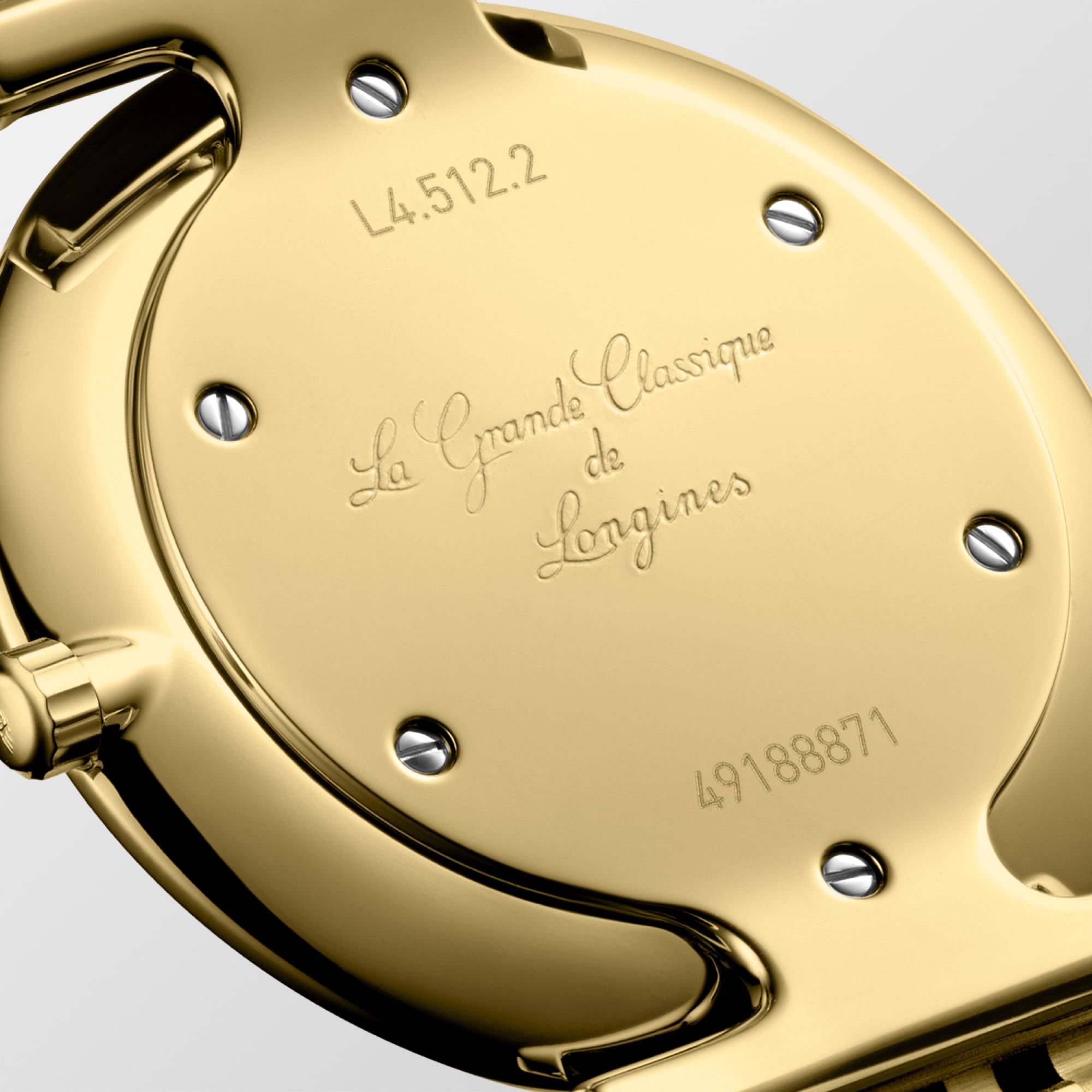 Longines La Grande Classique L4.512.2.37.8 Quartz Watch Gilt Dial