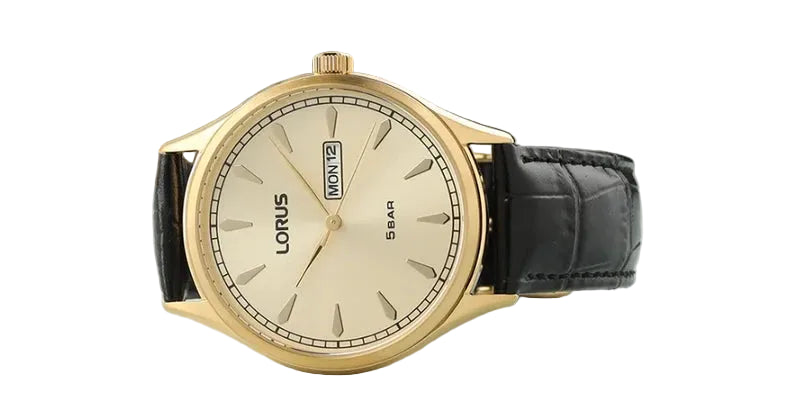 Lorus Classic Sunray Champagne Dial Men's Watch