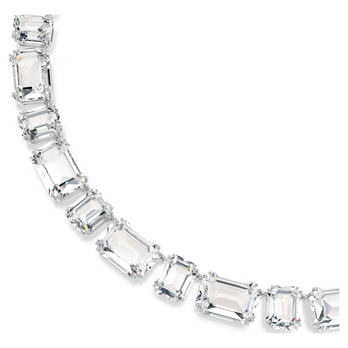 Swarovski Millenia Octagon Cut White Rhodium Plated Necklace